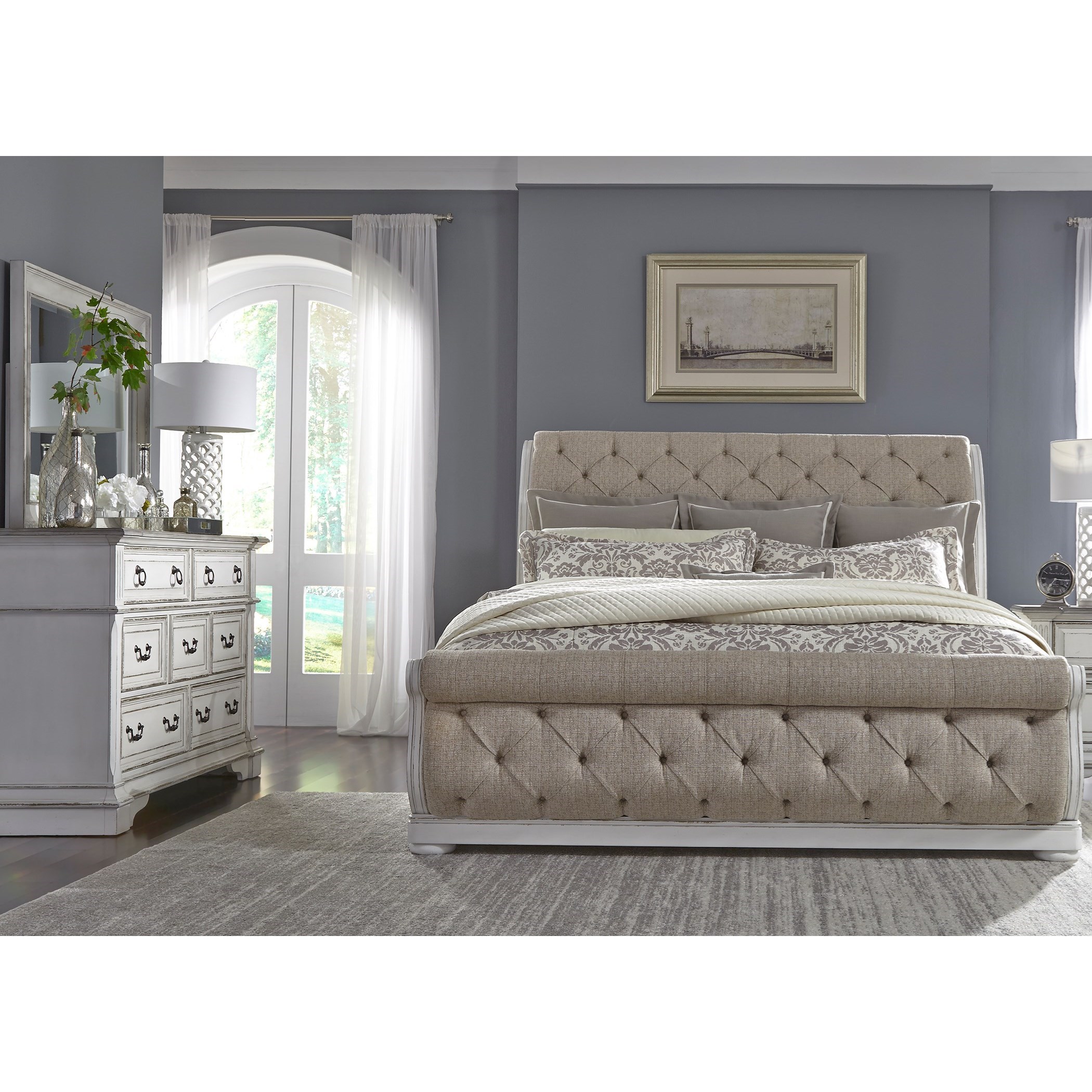 Liberty Furniture Abbey Park 520BRKUSLDM King Bedroom Group Elgin